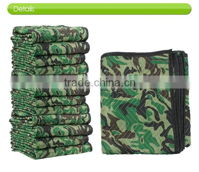 Competitive price Antipilling fire retardant machine washable home use moving pads moving blanket