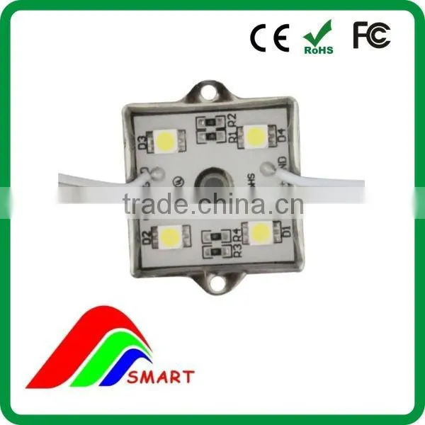High Power DC12V 4leds 5050 Square LED Module