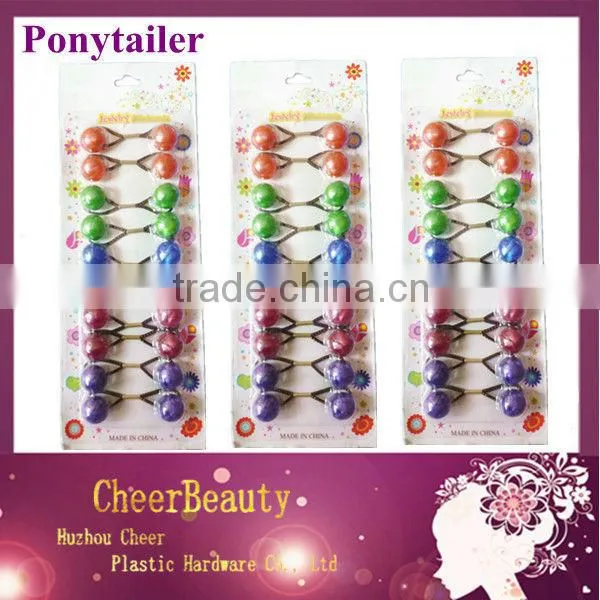 Ponytail rubber bands PT025/girls hair bands/hair bands for kids