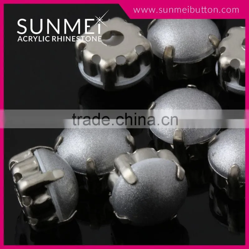 Made in Taiwan Products Dark Brown Flat Plastic Beads for Decorations