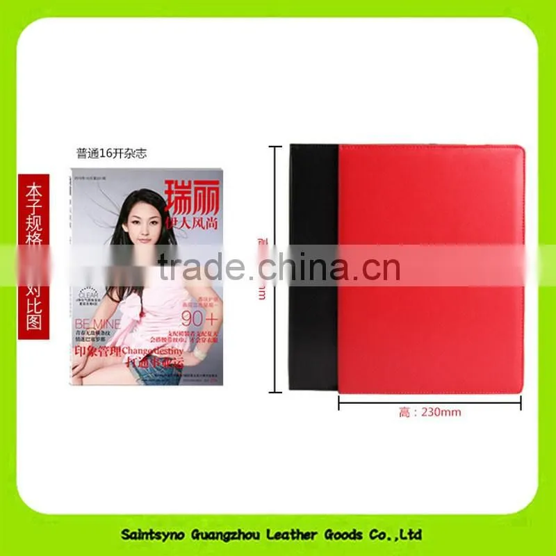 16051 Top Quality Custom PU File Folder a4 clear file folder document holder