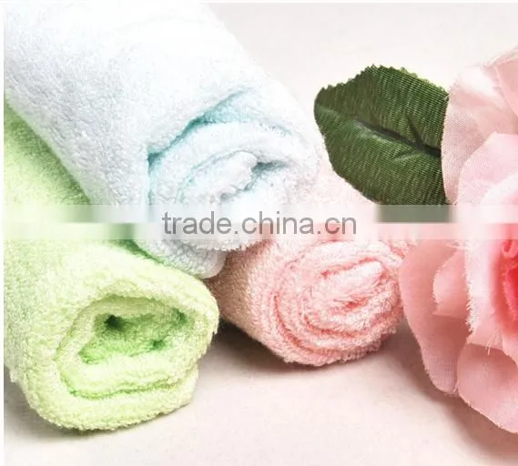 Solid color dobby border terry Muitlcolor China 100%egyptian cotton towel