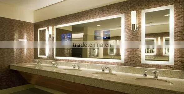 Bathroom mirror for hotels