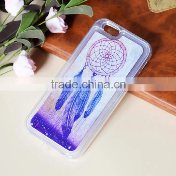 2016 fashionable liquid clear tpu case for iPhone6