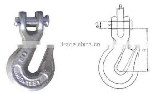 US Type High Strength Alloy Steel Chain Hook