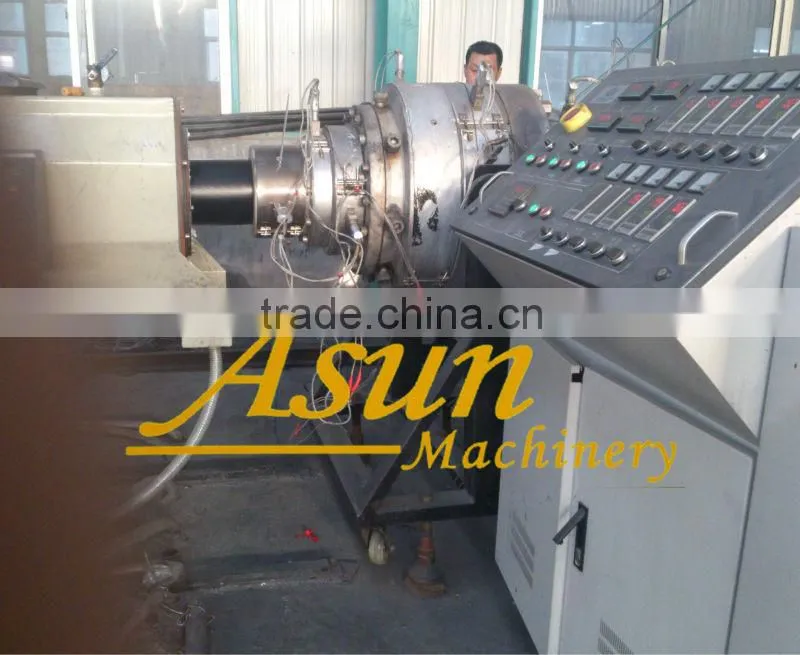 Jiaozhou pe pipe extrusion line /pe pipe extruder machine