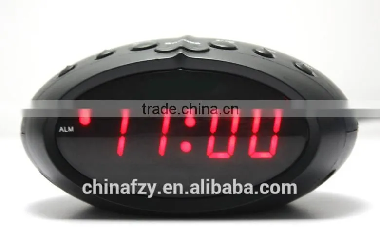 F-1750 0.6 Inch LED Clock Radio,Alarm Clock Radio AM/FM,Alarm/Snooze/Sleep Function