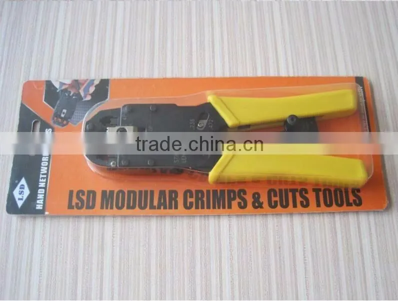 LSDbrand Manual network tools for telecom rj45 rj10 rj11/12 network cable crimping tools LS-200R