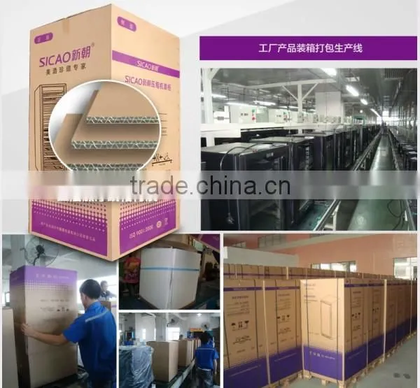2016 factory dual zone fan cooling 44 bottle wine refrigerator
