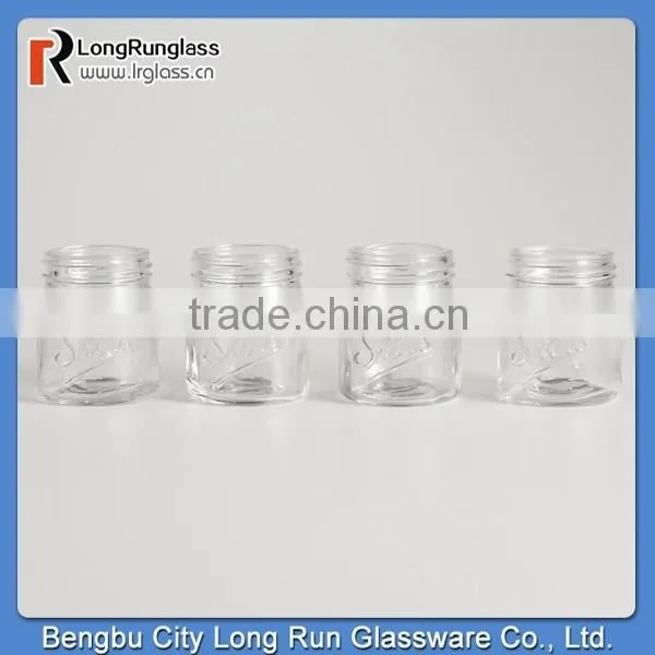 LongRun 16oz High Quality Country Jar Glasses Set of 2 Funny Glass Holder With Handle