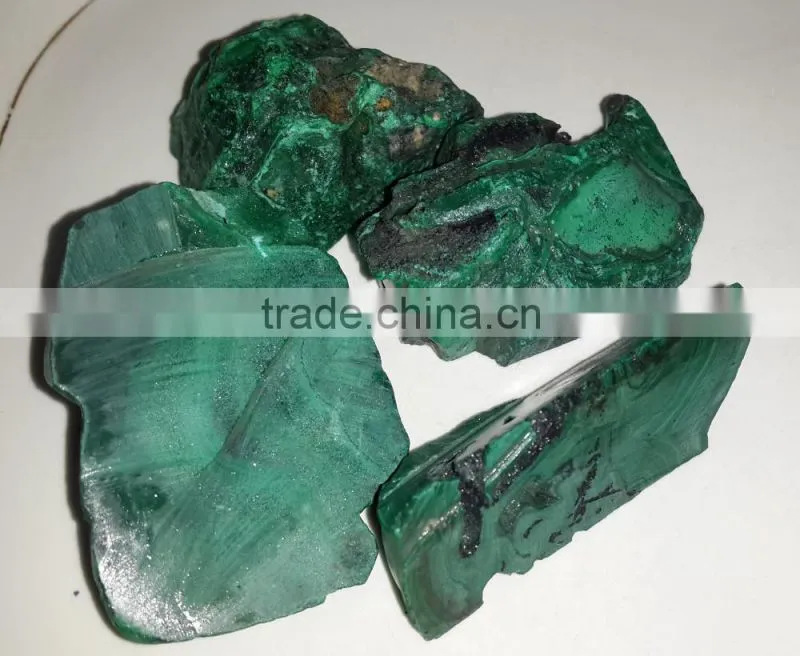 Natural Malachite Rough Gemstone Also Called Kidney Stone