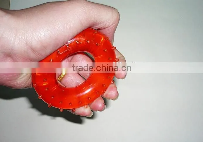 Professional Gift Low Price Fitness Training Colorful Rubber Massage Gripping Ring