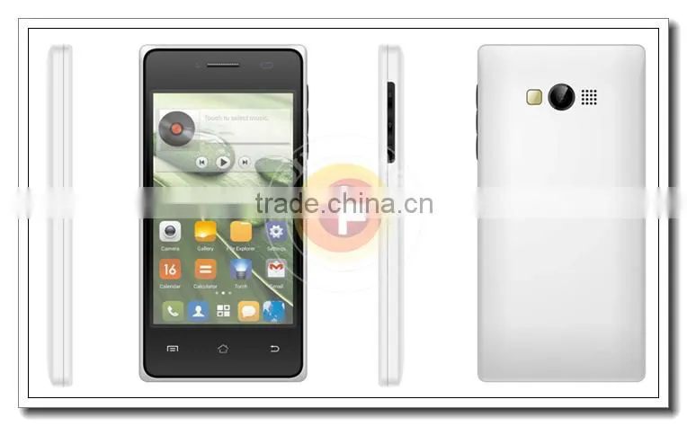 Alibaba Hot Item 4INCH WVGA Mtk6572M Unlocked Android 4.4 Wifi GPS Dual SIM 3G Mobilephones S136