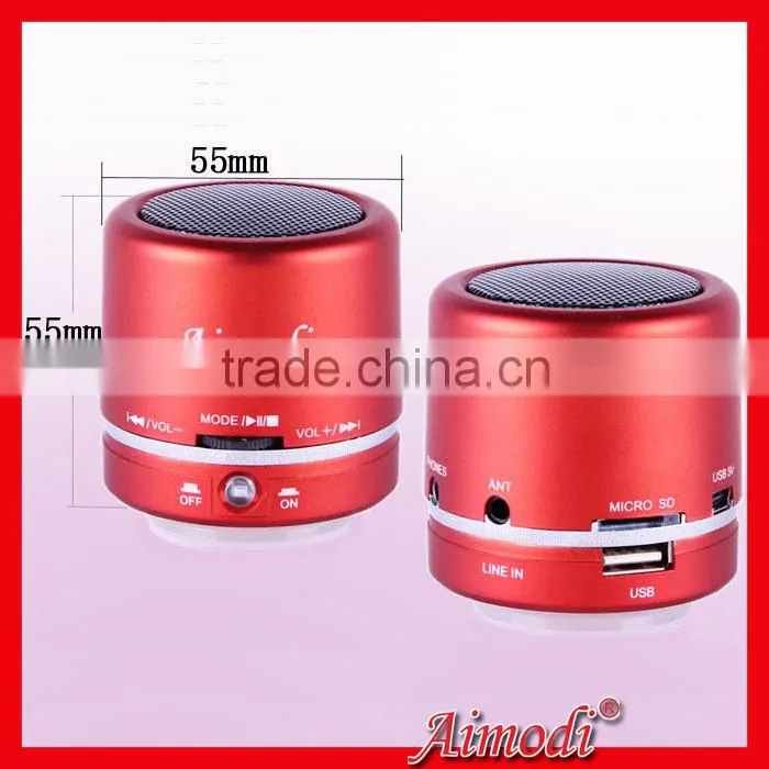 modern popular novelty music mini speaker with fm radio function