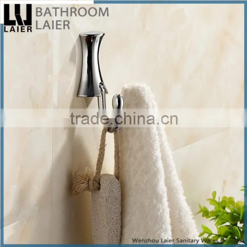 8135 hot sale zinc alloy new fashion bathroom fittings names chrome robe hook