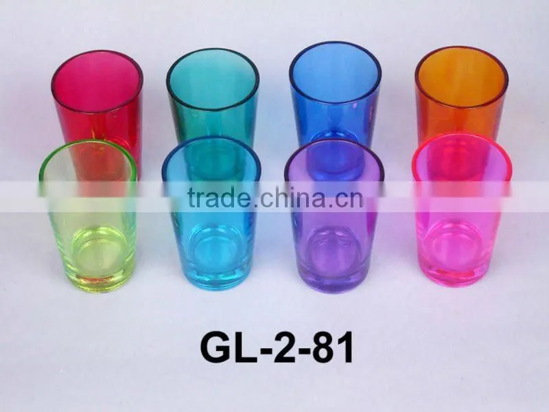 glass butterfly candle holder for filling wax