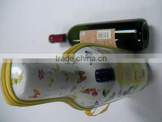 GC-- New design PU smooth surface bottle packaging Champagne eva cases