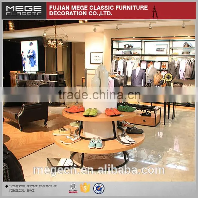 Retail Store Shoes Exhibition Round Display Rack