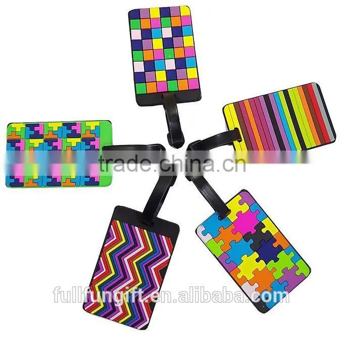 Cheapest Price Top Quality Logo Printed Soft custom luggage tag with lovely design