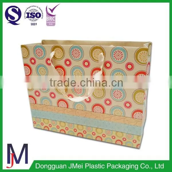 china factory shopping bag white printed paper bags wholesale paper bags with handle