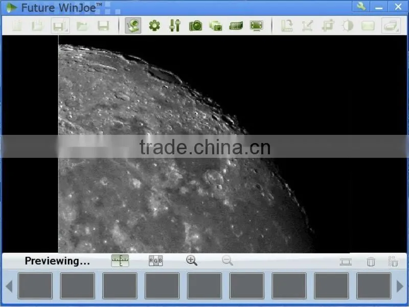 RoHS proved TEM1300 USB telescope camera equipped with astronomical imaging software of Future Win Joe