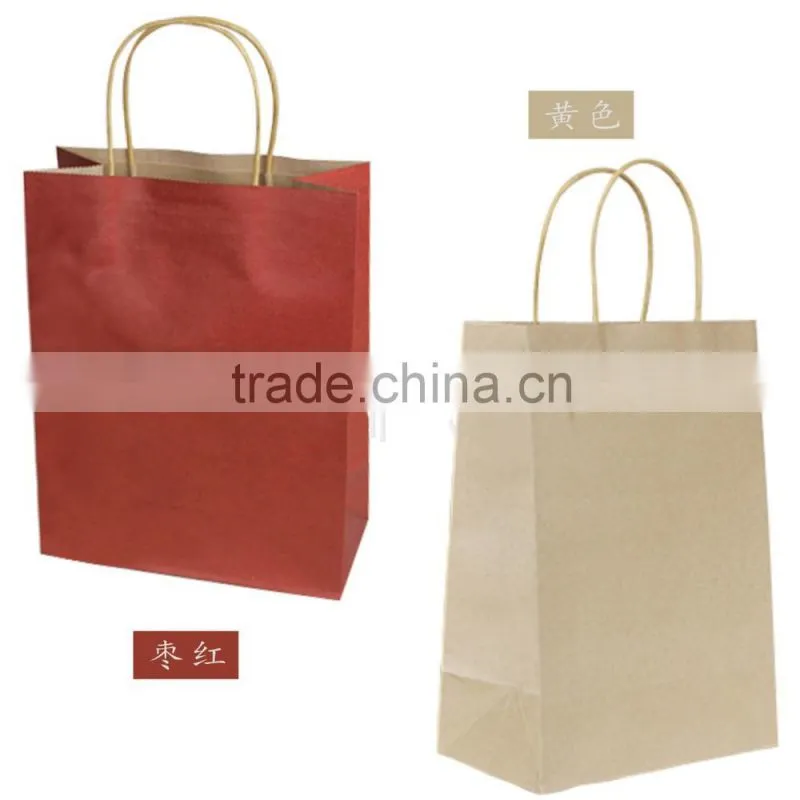 Gift, Garment, Shoes used printed craft paper bag with handle