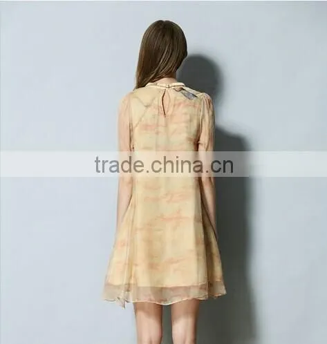 Custom Lady 100% Silk Dress