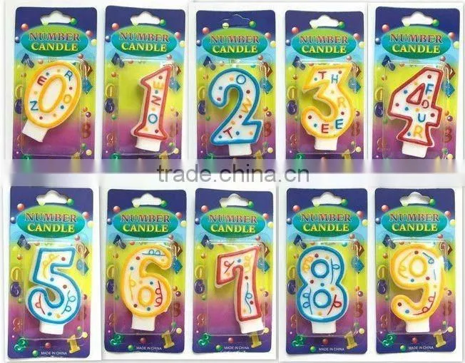 Wholesale Musical Note Number Candle, available in 1 2 3 4 5 6 7 8 9 0 Kids Birthday Partyware Party Supplies