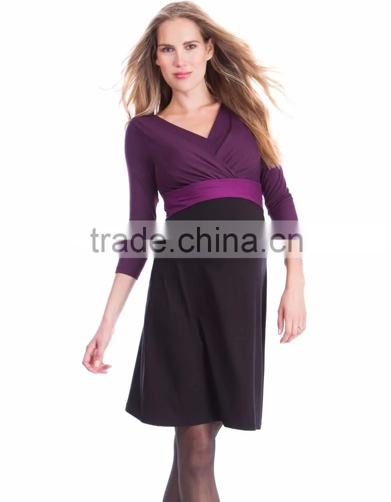 Feminine Fashion Maternity Prom Dresses High Waist Design
