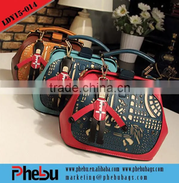 Large PVC shopping tote bag beach bag(TOE16-001)