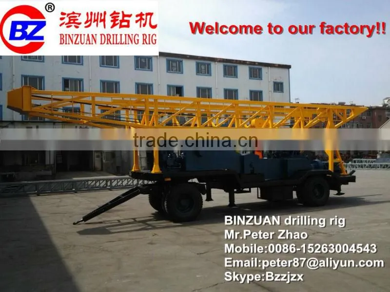 Multifunction!! BZT-300(300m) water well drilling rig