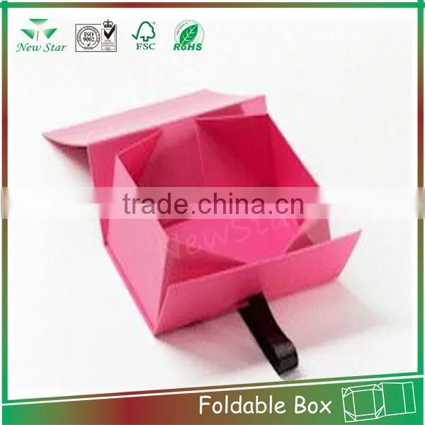 high quality cardboard paper folding gift box Made In China