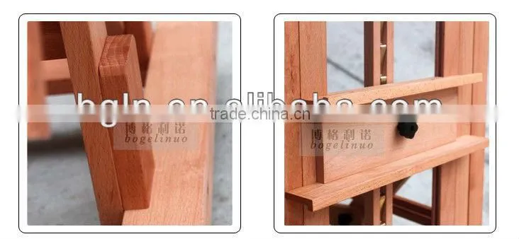 in stock 60*65*142(300)cm beech wood big master art easel