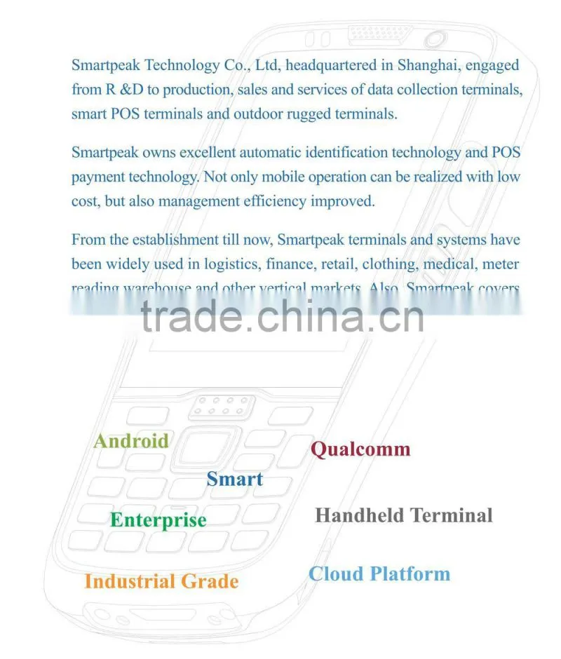 mobile computer qr code pda scanner barcode reader and nfc