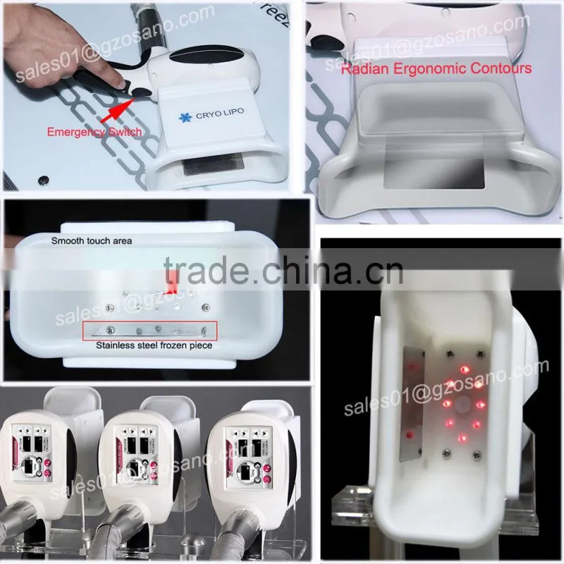 cryo freezing radio frequency cavitation device wrinkle remover face skin massage machine