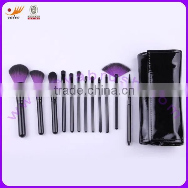Nylon Hair Travel Makeup Brush Sets with Powder,Blush,Foundation,Eye Shadow and Lip Brush, OEM and ODM Orders Welcomed