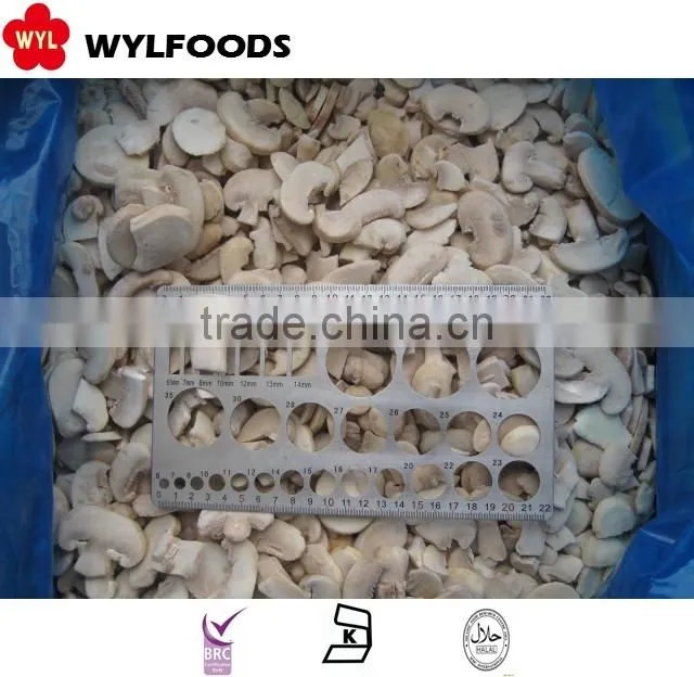 new crop frozen iqf Champignons mushrooms slices high quality