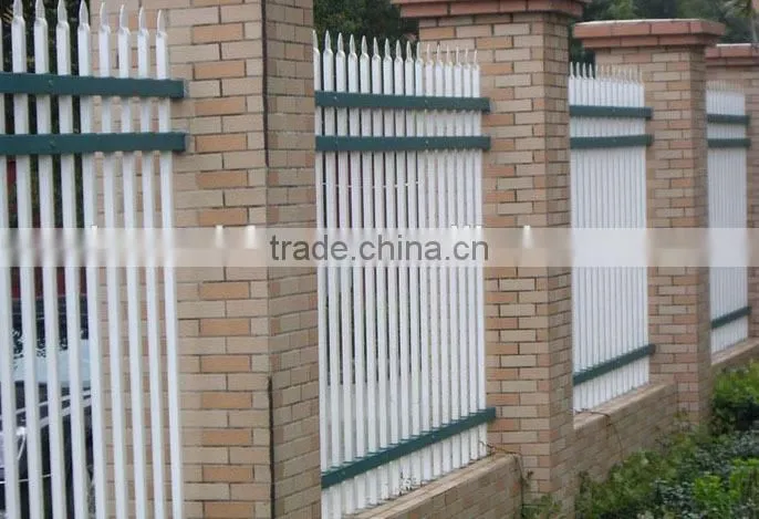 antique wrought iron bar fence design