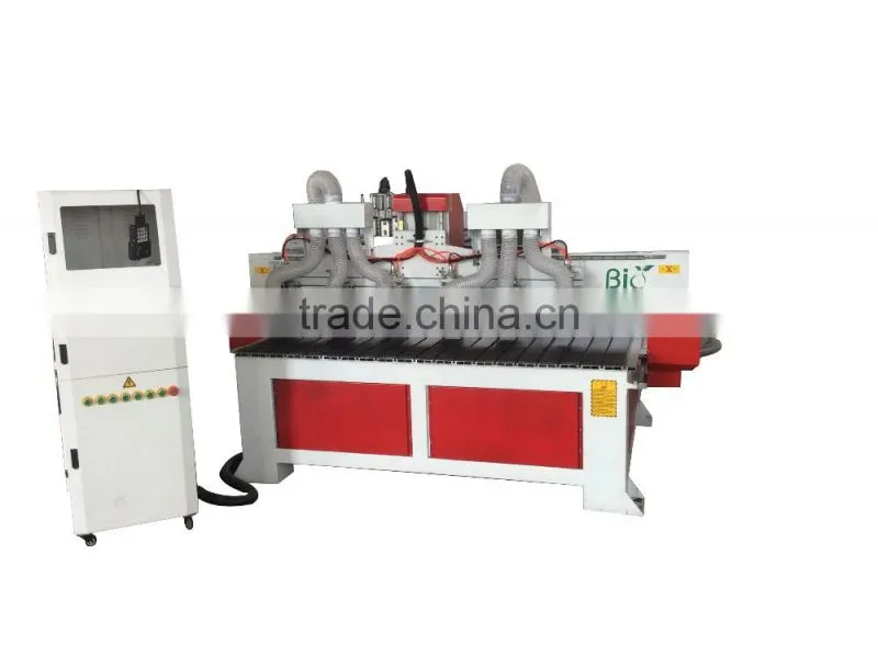 China jinan multi heads cnc miling machine for wood