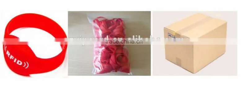 Full color ABS ISO14443A chip passive 13.56Mhz wristband