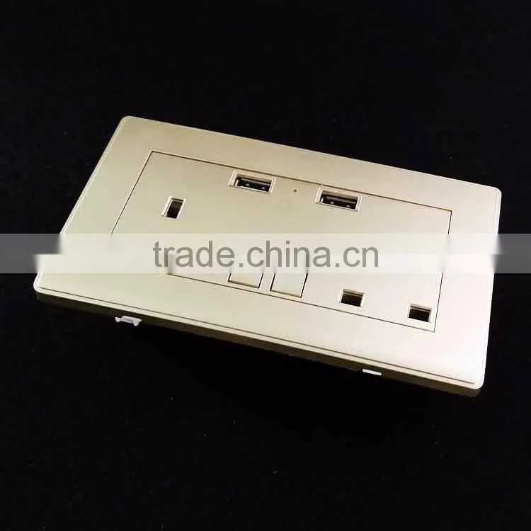 Electric socket with usb port plug usb wall socket uk plug outlets