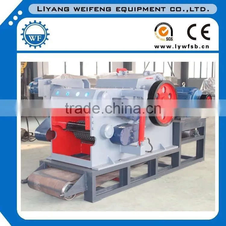 Drum wood chipper for wood chip