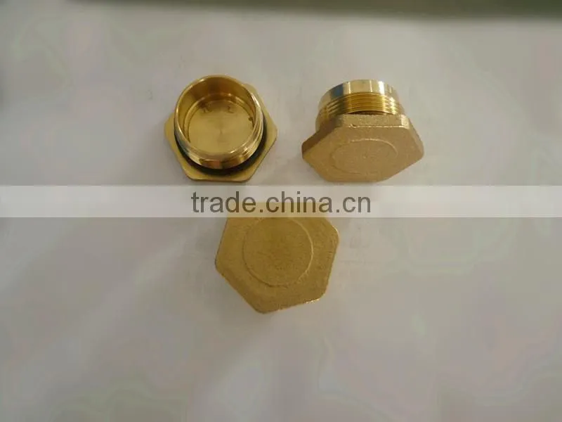 npt bsp cylindrical brass fitting ,brass nut with male thread