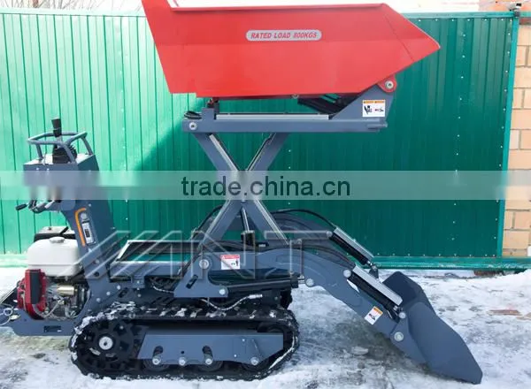BY800 Chinese construction mini wheel loader engine power barrow with CE