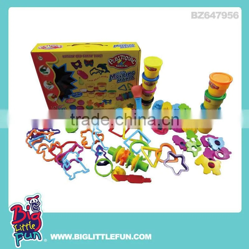 Kids dinosaur world play dough set toy