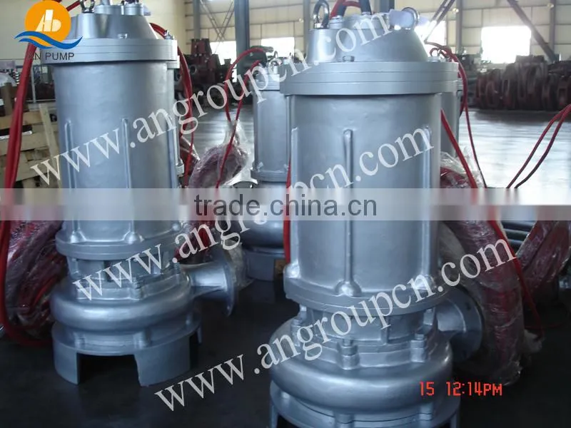 Stainless steel submersible dirty water pump