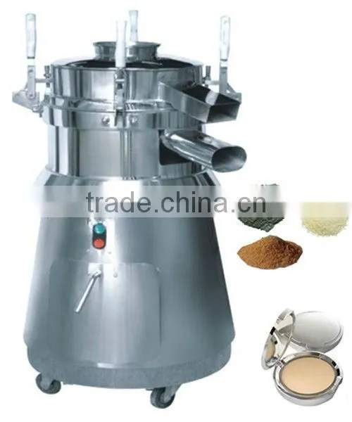Dry powder screening machin /puff cake bolter