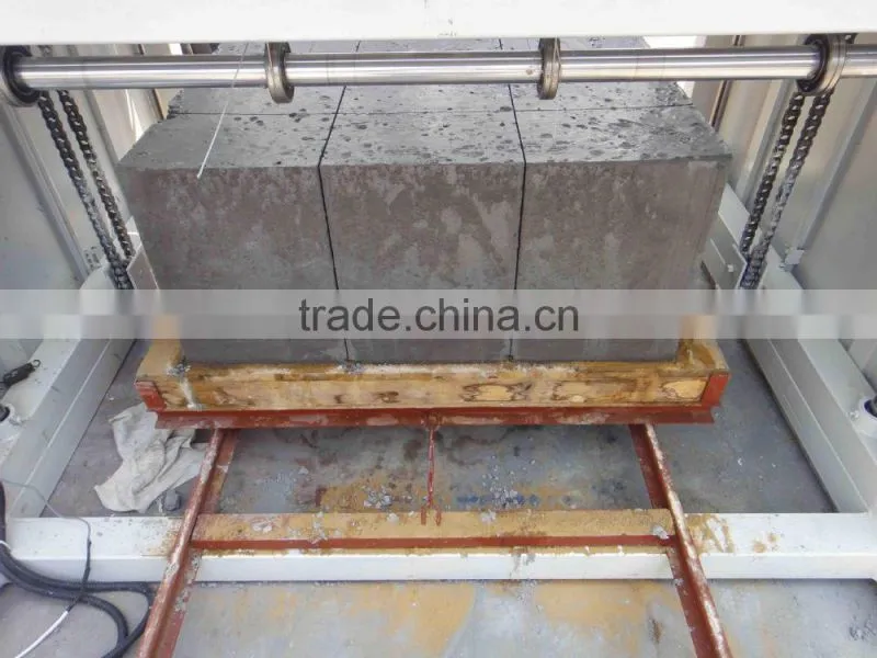 Professional China CLC foam concrete block cutting machine