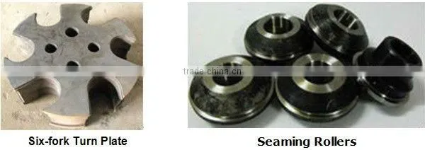 Automatic metal can seaming equipment