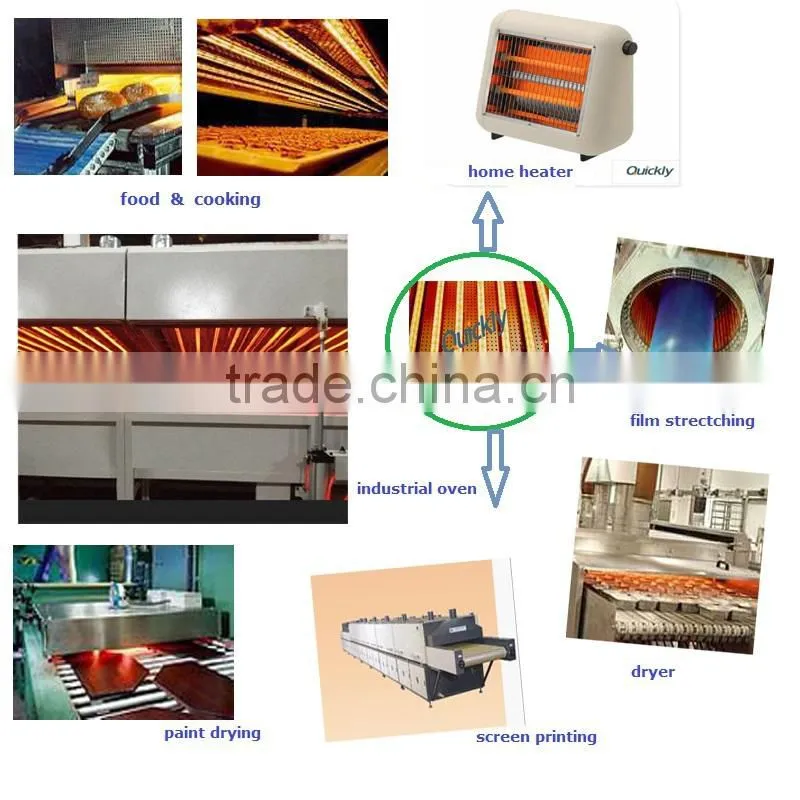 halogen quartz heating tube,infrared heater lamp